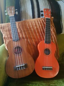 2 ukuleles